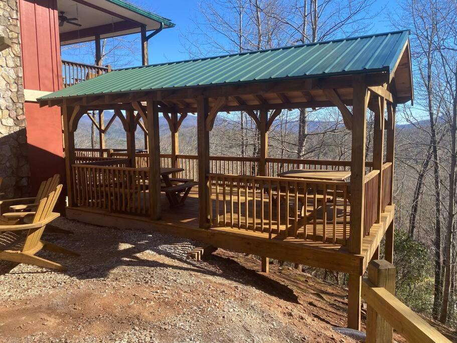 Red Rooster Family Cabin W/Hot Tub+Fire Pit+View Franklin Luaran gambar